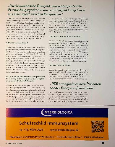 Vorschauseite 2: Psychosomatische Energetik Viren, Stress und langfristige Folgen