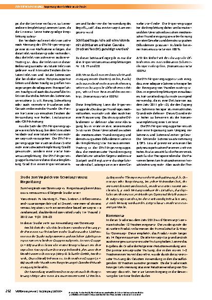 Vorschauseite 3: Für mehr Praxistauglichkeit: Expertengruppe optimiert Empfehlungen der S3-Leitlinie zur lokalen Wundtherapie