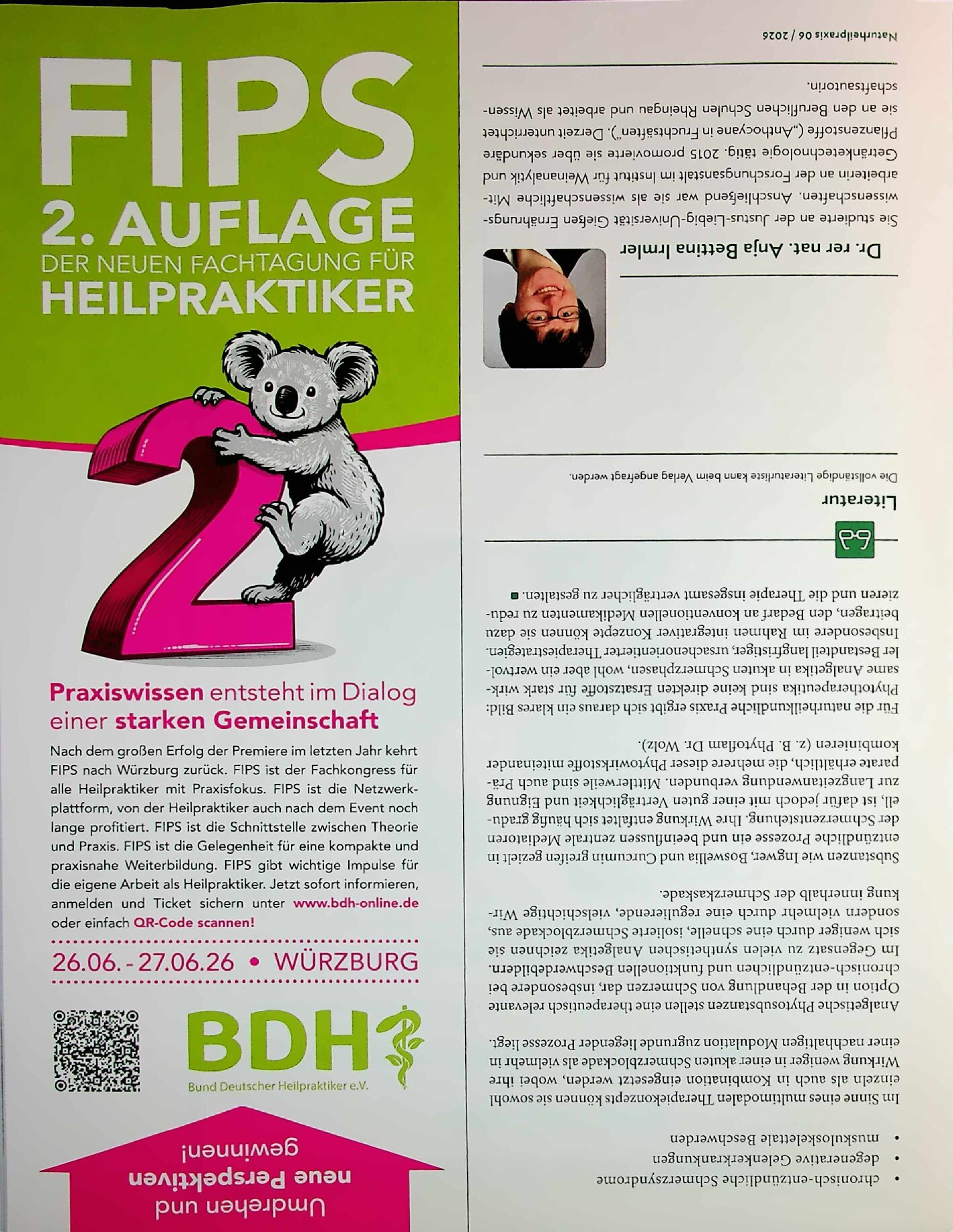 Vorschauseite 4: Mit Phytotherapie in Schmerz begegnen. Die wirksamsten analgetischen Pflanzenstoffe
