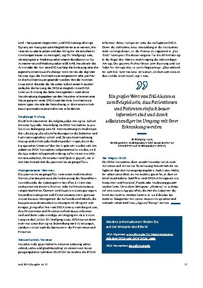 Vorschauseite 2: Digitale Gesundheitsanwendungen: Bessere Versorgung dank digitaler Medizinprodukte