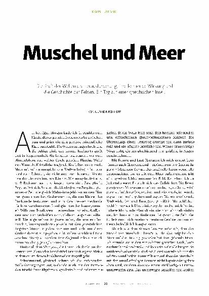 Vorschauseite 1: Muschel und Meer