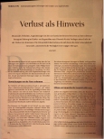 Vorschauseite 1: Verlust als Hinweis