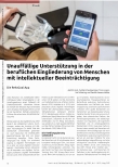 Vorschauseite 1: Unauffällige Unterstützung in der beruflichen Eingliederung von Menschen mit intellektueller Beeinträchtigung