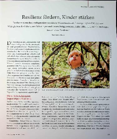 Vorschauseite 1: Resilienz fördern, Kinder stärken