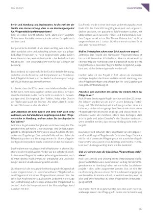 Vorschauseite 4: Wie Pflegenottelefone in Krisen und bei Gewalt in der Pflege weiterhelfen