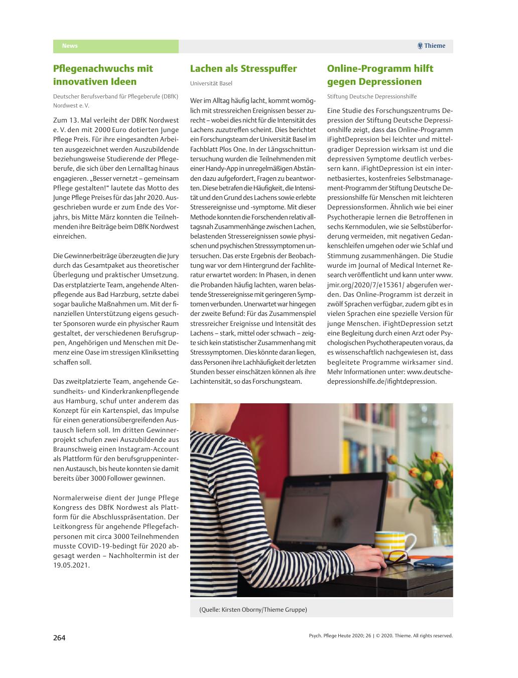 Vorschauseite 1: News