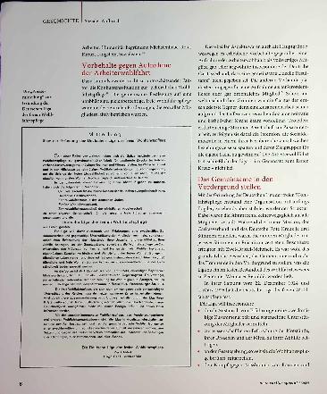 Vorschauseite 3: Fruitbare Zusammenarbeit auf neutralem Verhandlungsboden
