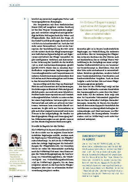Vorschauseite 3: Heimrecht unter Anpassungsdruck