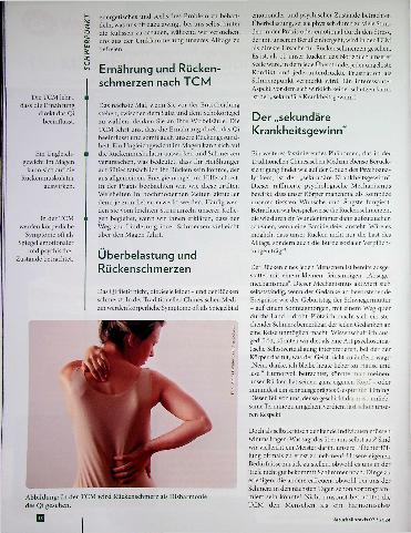 Vorschauseite 2: Alte Weisheiten Bewährte TCM-Heilmethoden gegen Rückenschmerzen