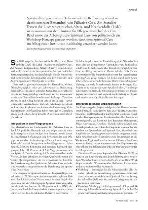 Vorschauseite 2: Spiritual Care gemeinsam entwickeln