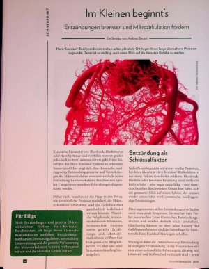Vorschauseite 1: Im Kleinen beginnt’s Entzündungen bremsen und Mikrozirkulation fördern