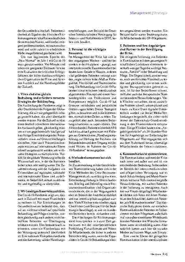 Vorschauseite 2: Risikomanagement reloaded: Fleiß, Vorsicht, Folgsamkeit