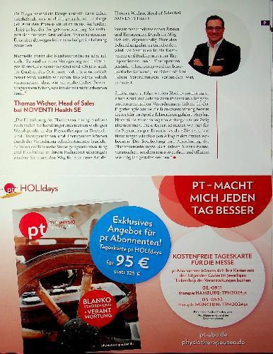 Vorschauseite 4: „Ein wichtiger Wendepunkt in der Physiotherapie“