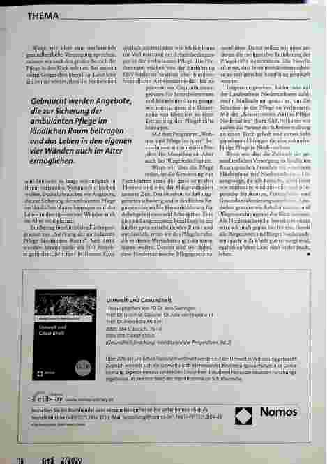 Vorschauseite 3: Ländliche Regionen stärken und medizinische Versorgung sichern