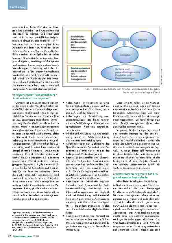 Vorschauseite 3: Arbeitsschutzmanagement in der digitalen Revolution Teil 1: Haltung bringt Qualität für Management zur Sicherheit und Gesundheit.