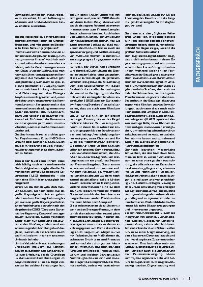 Vorschauseite 2: Change it! Wie verändern sich Kliniken erfolgreich?