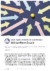 Vorschauseite 1: Agiles Arbeiten im Krankenhaus mit sanftem Druck