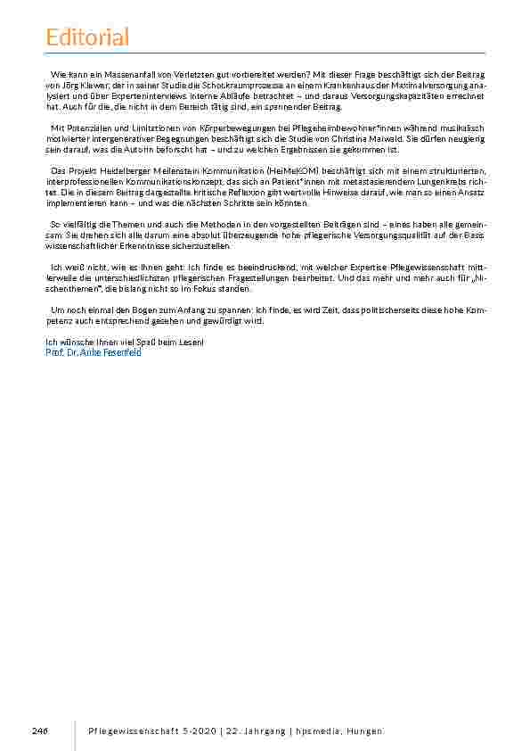 Vorschauseite 2: Editorial