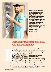 Vorschauseite 1: Migrationssensibel Qualifizieren The text is already correctly spelled.