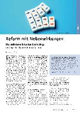 Vorschauseite 1: Reform mit Nebenwirkungen: Die veränderte Rolle des Controllings im Zuge der Krankenhausreformen