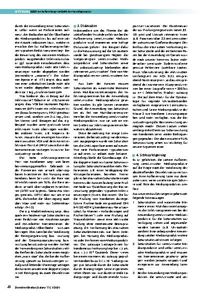 Vorschauseite 3: Zur Aufbereitung semikritischer Medizinprodukte: Ein Appell zur medizinischen Vernunft