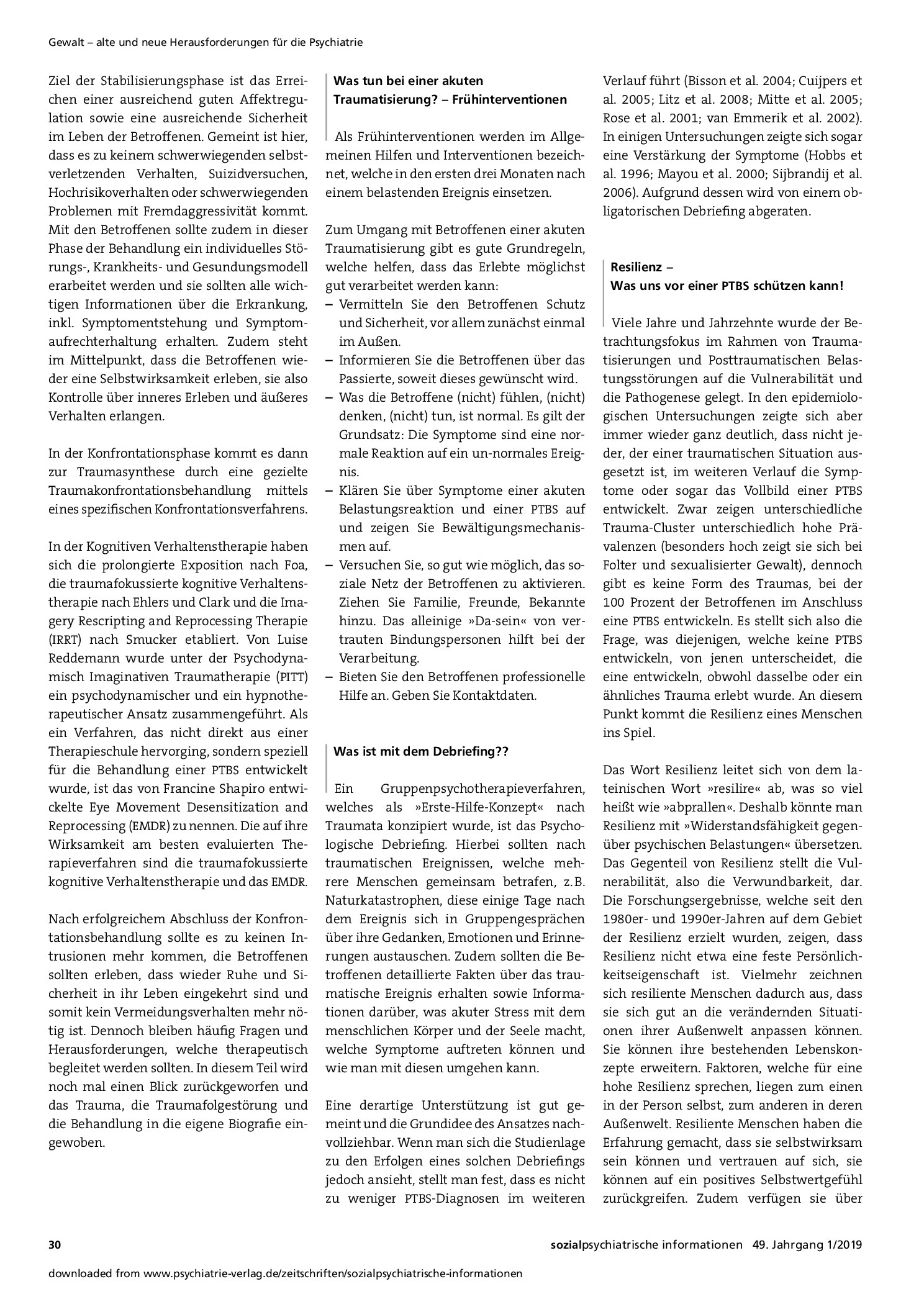 Vorschauseite 3: Behandlung von Gewalterfahrungen