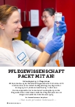 Vorschauseite 1: PFLEGEWISSENSCHAFT PACKT MIT AN!