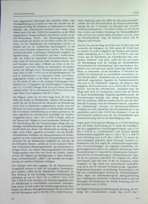 Vorschauseite 3: Keine Rentenversicherungspflicht nach § 1 Satz 1 Nr. 2 a SGB VI trotz Umwidmung und Werkstattverträgen (§ 219 Abs. 3 SGB IX) - Förderbereich bleibt Förderbe reich