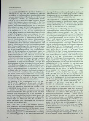 Vorschauseite 5: Keine Rentenversicherungspflicht nach § 1 Satz 1 Nr. 2 a SGB VI trotz Umwidmung und Werkstattverträgen (§ 219 Abs. 3 SGB IX) - Förderbereich bleibt Förderbe reich