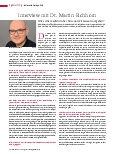 Vorschauseite 1: Interview mit Dr. Martin Eichhorn: Wie sollte medizinisches Personal mit Gewalt umgehen?