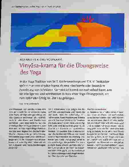 Vorschauseite 1: AUFBAU DER ÜBUNGSPRAXIS Vinyasa-krama für die Übungsweise des Yoga