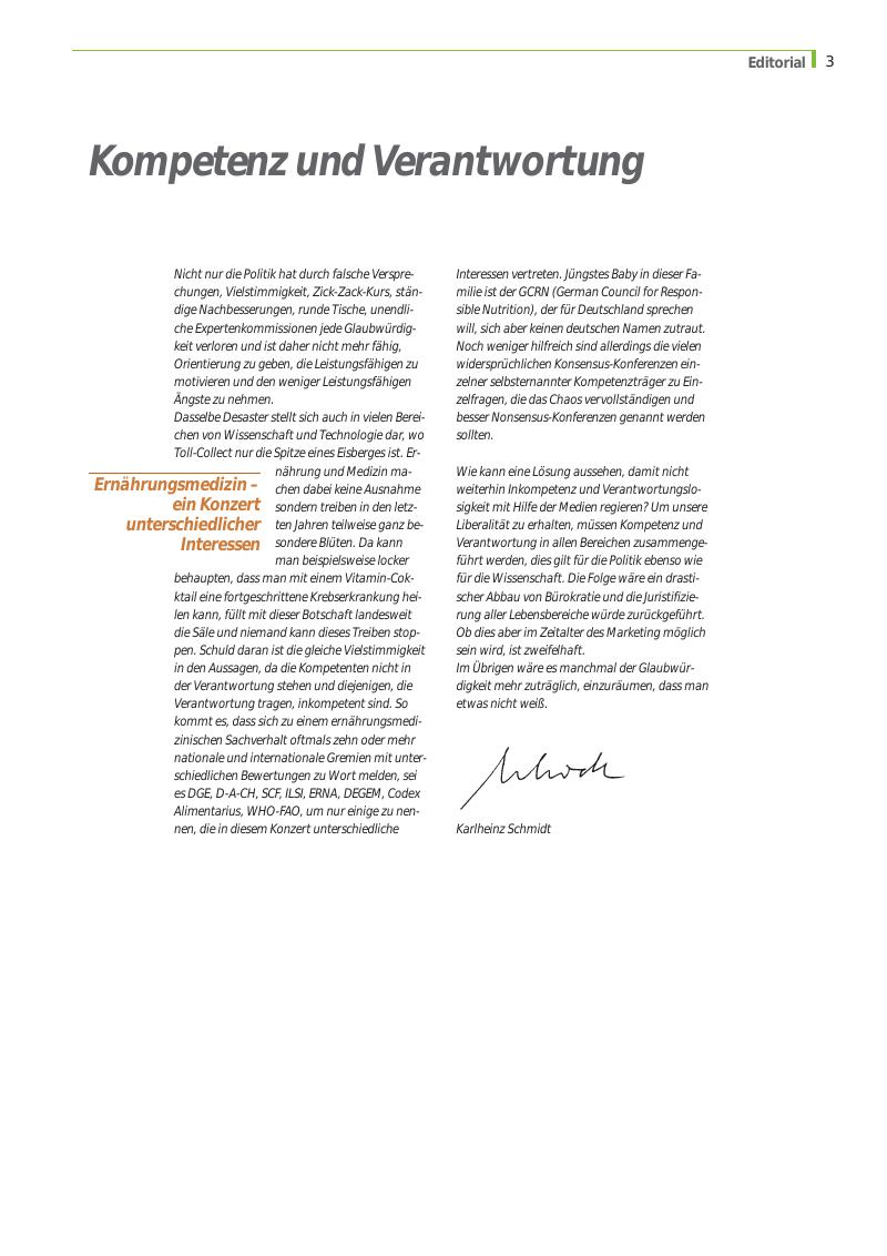 Vorschauseite 1: Kompetenz und Verantwortung