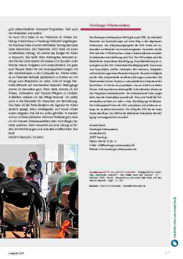 Vorschauseite 2: "Nur Mut!"