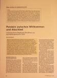 Vorschauseite 1: Pendeln zwischen Willkommen und Abschied: Interdisziplinäre Begleitung Betroffener aus psychotherapeutischer Sicht