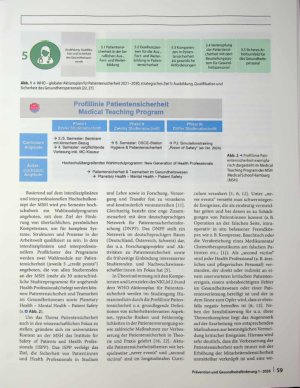 Vorschauseite 4: Curriculare Implementierung der Profillinie Patientensicherheit in den Studiengang Human medizin - formative und summative Evaluationsergebnisse für den ersten und zweiten Studien…