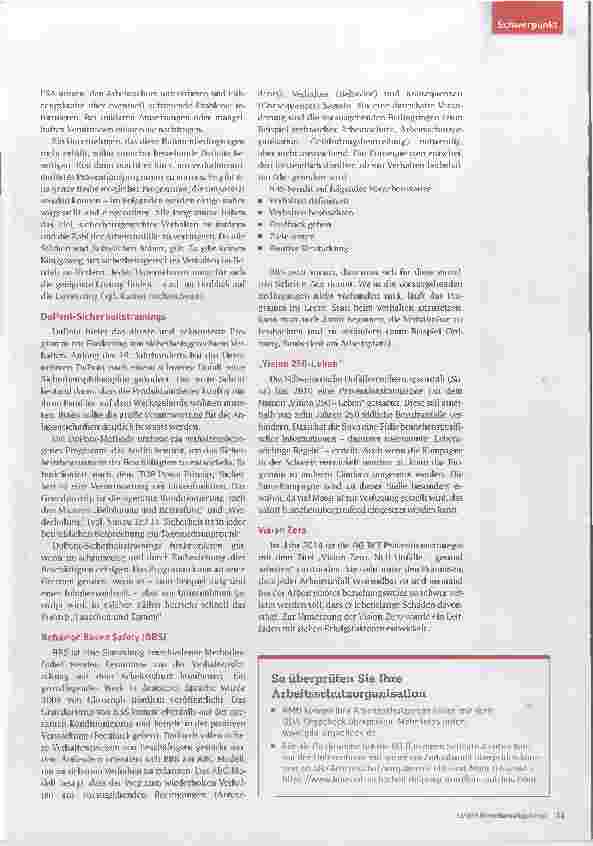 Vorschauseite 2: Verhaltensorientierter Arbeitsschutz Teil 2 Sicherheitsgerechtes Verhalten fördern