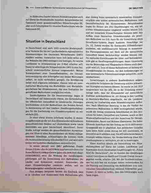 Vorschauseite 2: Systematischer Gesundheitsschutz bei Hitzeextremen