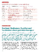 Vorschauseite 1: Berliner Mediziner, Pazifist und Vordenker eines geeinten Europas