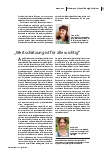 Vorschauseite 4: Schwerpunkt: Ausbildung & Studium Hebammen
