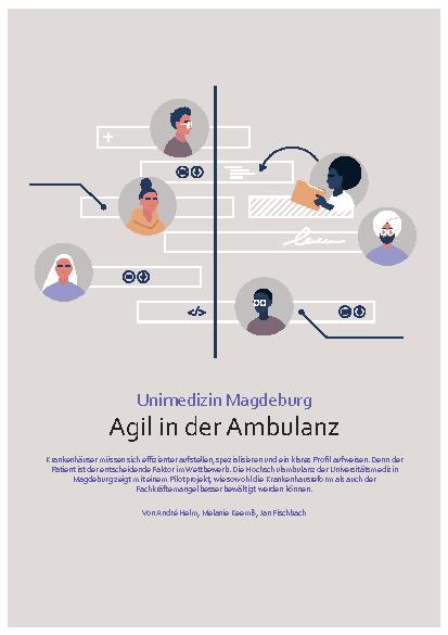 Vorschauseite 1: Unimedizin Magdeburg Agil in der Ambulanz