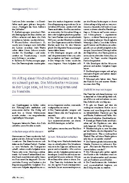 Vorschauseite 3: Unimedizin Magdeburg Agil in der Ambulanz