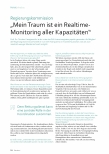 Vorschauseite 1: "Mein Traum ist ein Realtime Monitoring aller Kapazitäten."