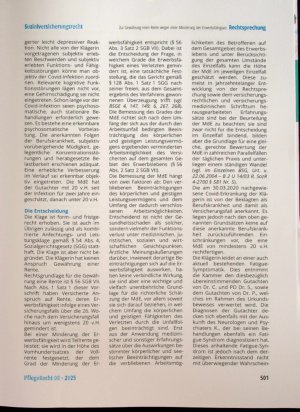 Vorschauseite 3: Zur Gewährung einer Rente wegen einer Minderung der Erwerbsfähigkeit aufgrund der Folgen einer Covid-19- Infektion