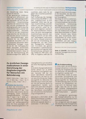 Vorschauseite 5: Zur Gewährung einer Rente wegen einer Minderung der Erwerbsfähigkeit aufgrund der Folgen einer Covid-19- Infektion