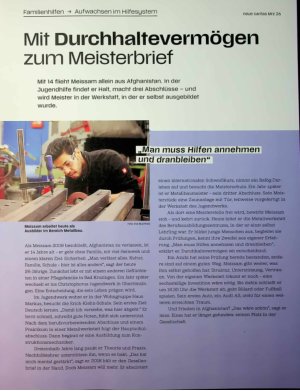 Vorschauseite 1: Mit Durchhaltevermögen zum Meisterbrief