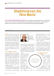 Vorschauseite 1: Stabilisieren Sie Ihre Basis.