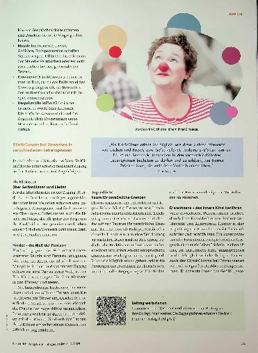 Vorschauseite 2: Mit Humor Brücken bauen KlinikClowns in der Begleitung von schwerstkranken Menschen