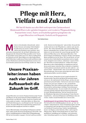 Vorschauseite 1: Pflege mit Herz, Vielfalt und Zukunft