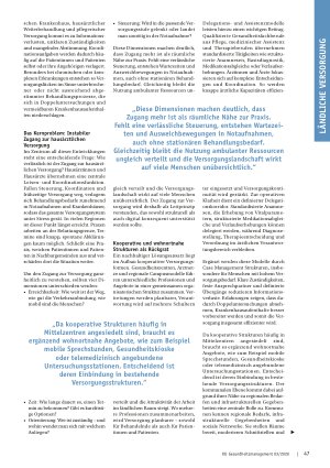 Vorschauseite 2: Gesundheitsversorgung im ländlichen Raum Strukturelle Herausforderungen und integrierte Lösungsansätze