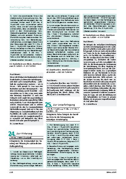 Vorschauseite 4: 15. Zum Einwilligungsvorbehalt Schlagworte: Einwilligungsvorbehalt trotz Geschäftsunfähigkeit und frühere Überprüfung der Betreuung